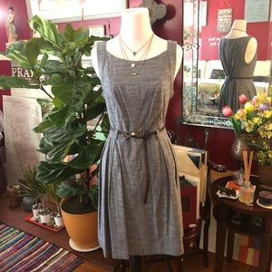 Structured Pleated Dress